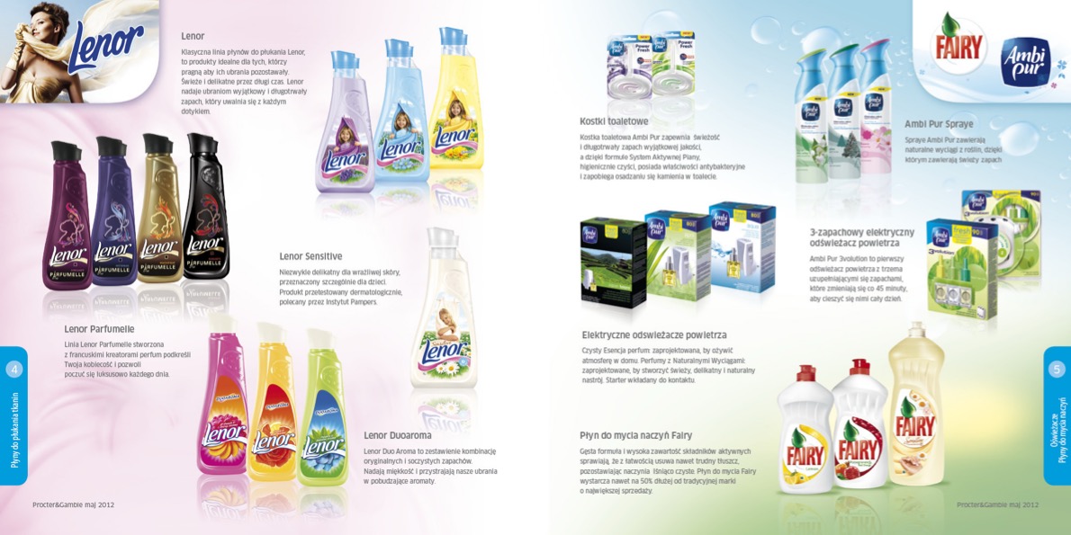 Procter & Gamble May 2012 folder produktowy