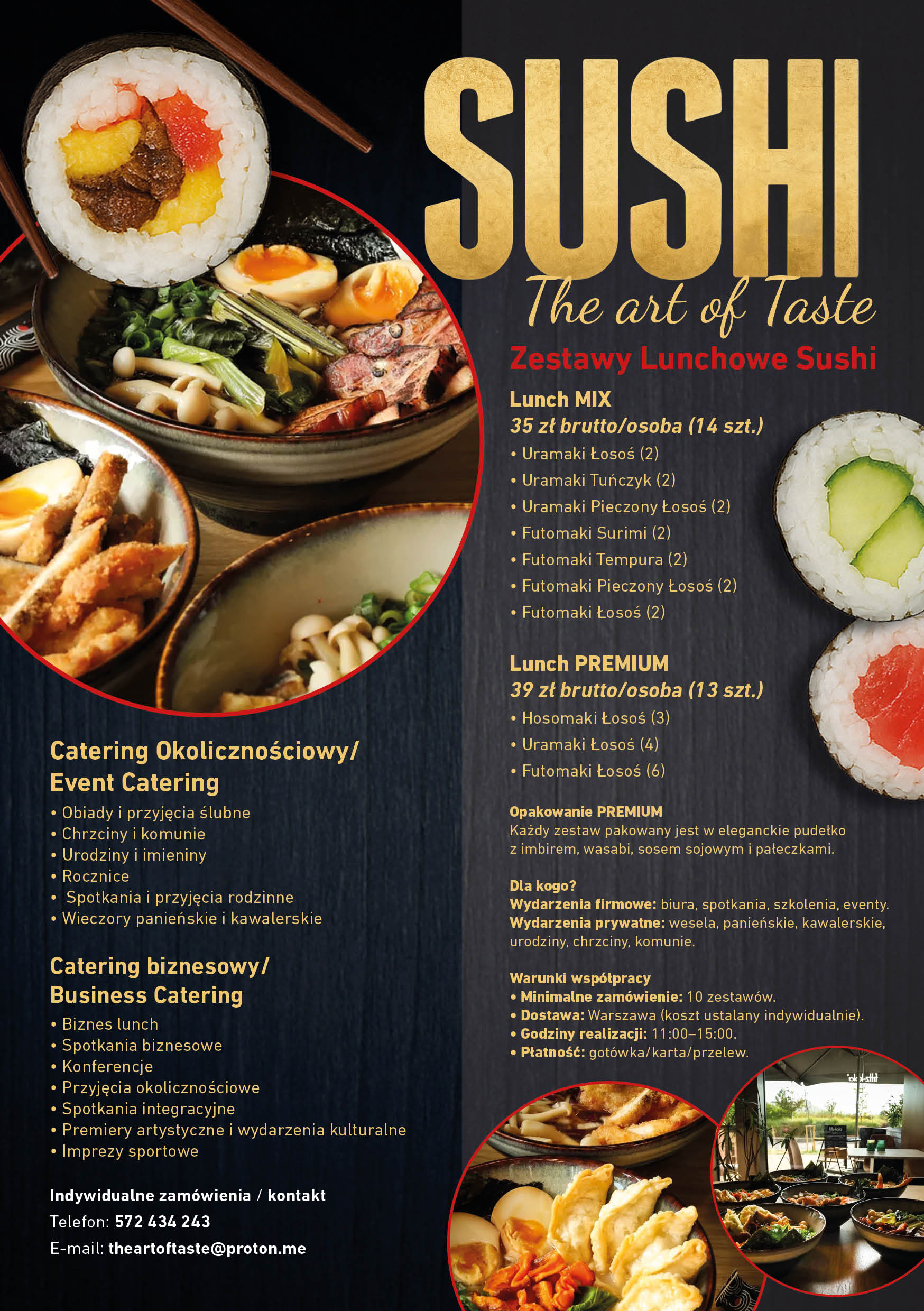 The Art of Taste -  SUSHI ulotka