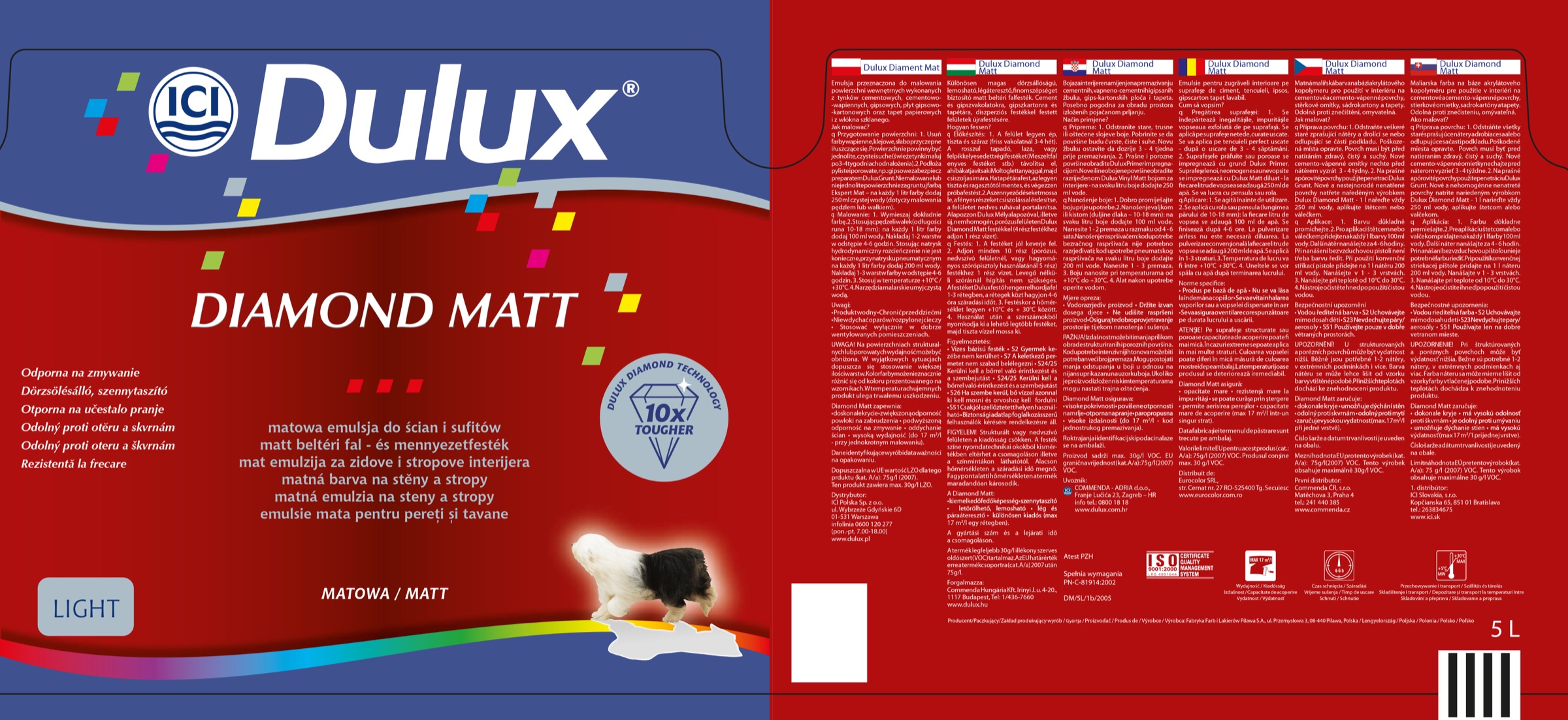 Dulux - etykiety