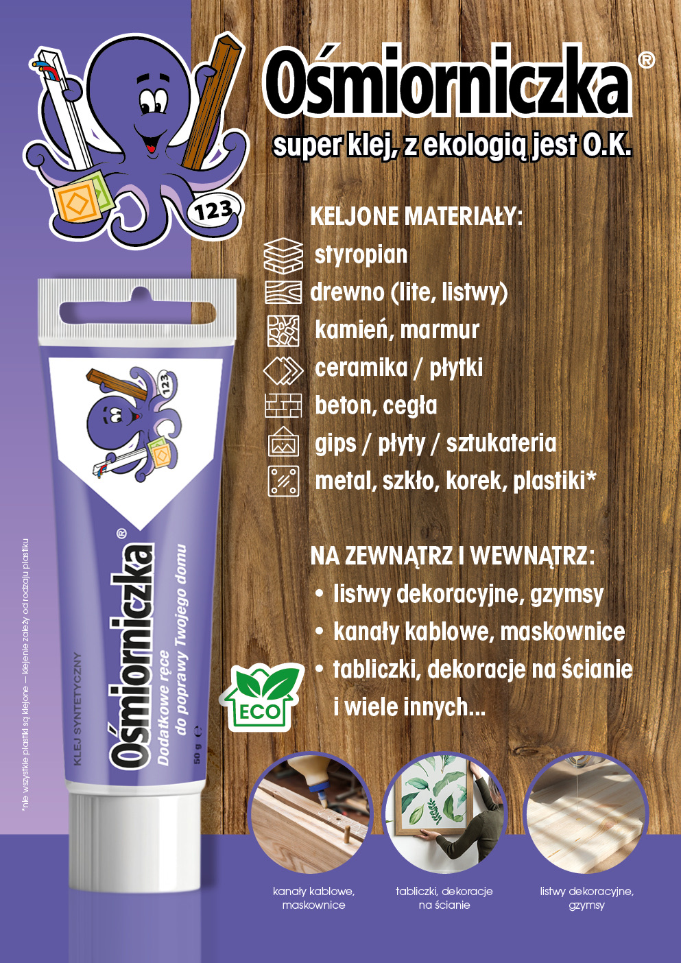 Ośmiorniczka - Kleje plakat